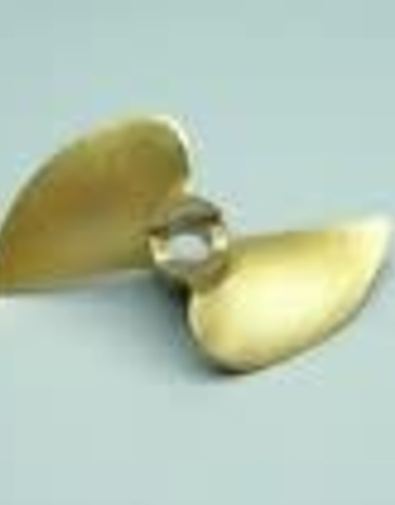 Octura Octura X442 3/16 Shaft Left Hand Beryl. Copper Diameter: 1.65" (42mm) Total Pitch: 1.4x1.65=2.310"