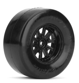 Power Hobby PHT3011-12-U Powerhobby 1/10 Mounted Wildcat BELTED Rear 2.2"/3.0" Drag Racing Tires
