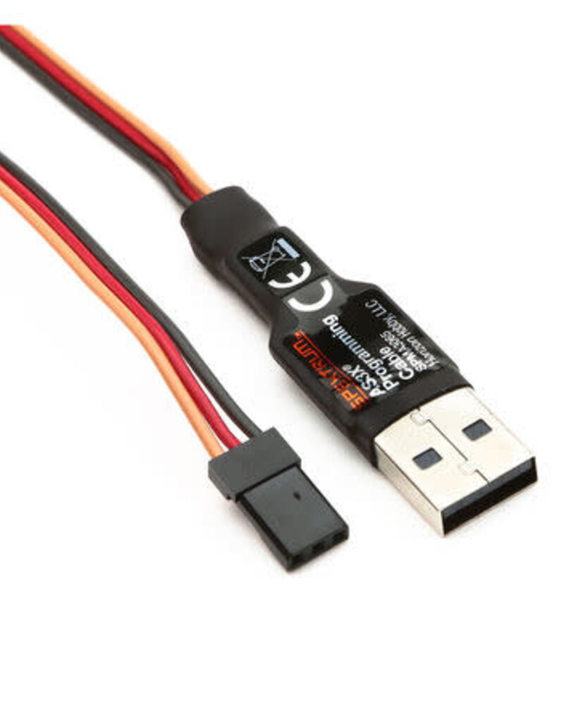 Spektrum SPMA3065 TX/RX USB Programming Cable   AS3X Programmer