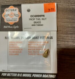 Octura Octura Octura OC4MMPN brass bullet nut for 4mm threaded shaft brass bullet nut for 4mm threaded shaft