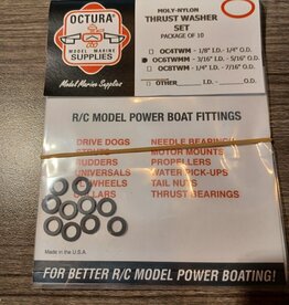 Octura Octura OC6TWMM 3/16" Shaft Moly-Nylon thrust washers.