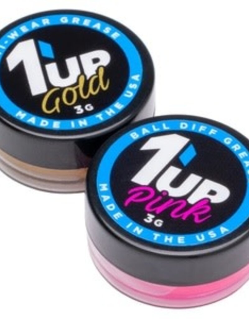 1UP120504	Pro Ball Differential Grease Combo, Includes Gold & Pink