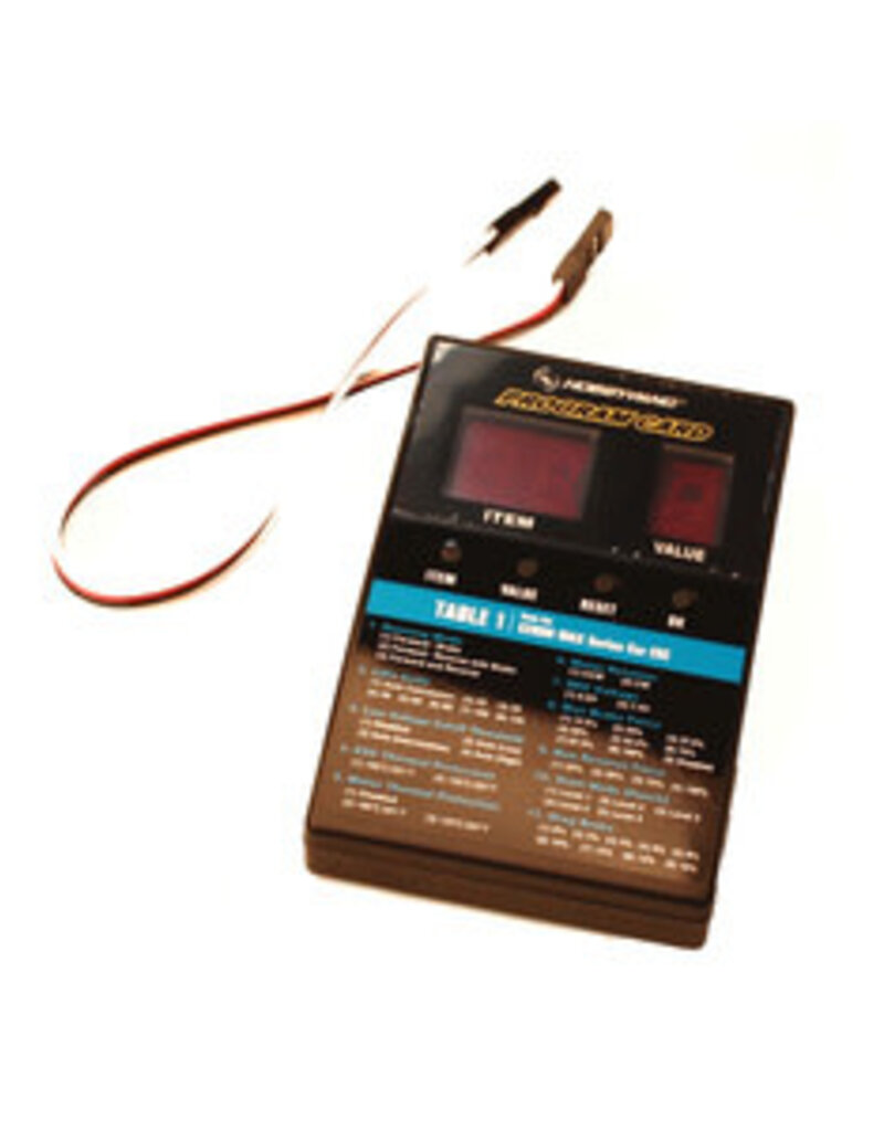 Hobby Wing HWI30501003	LED Program Card - General Use for Cars, Boats, and Air