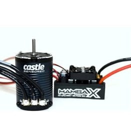 Castle Creations CSE010-0155-09  Mamba X 25.2V Waterproof ESC and 1406-2200KV Sensored Motor Combo The Mamba X Crawler edition