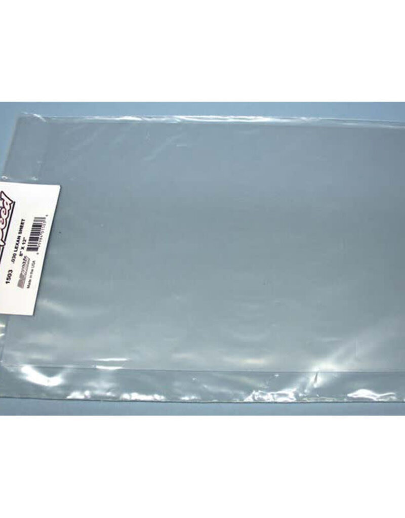 RJ speed RJS1504	 Lexan Sheet 8x12" .040