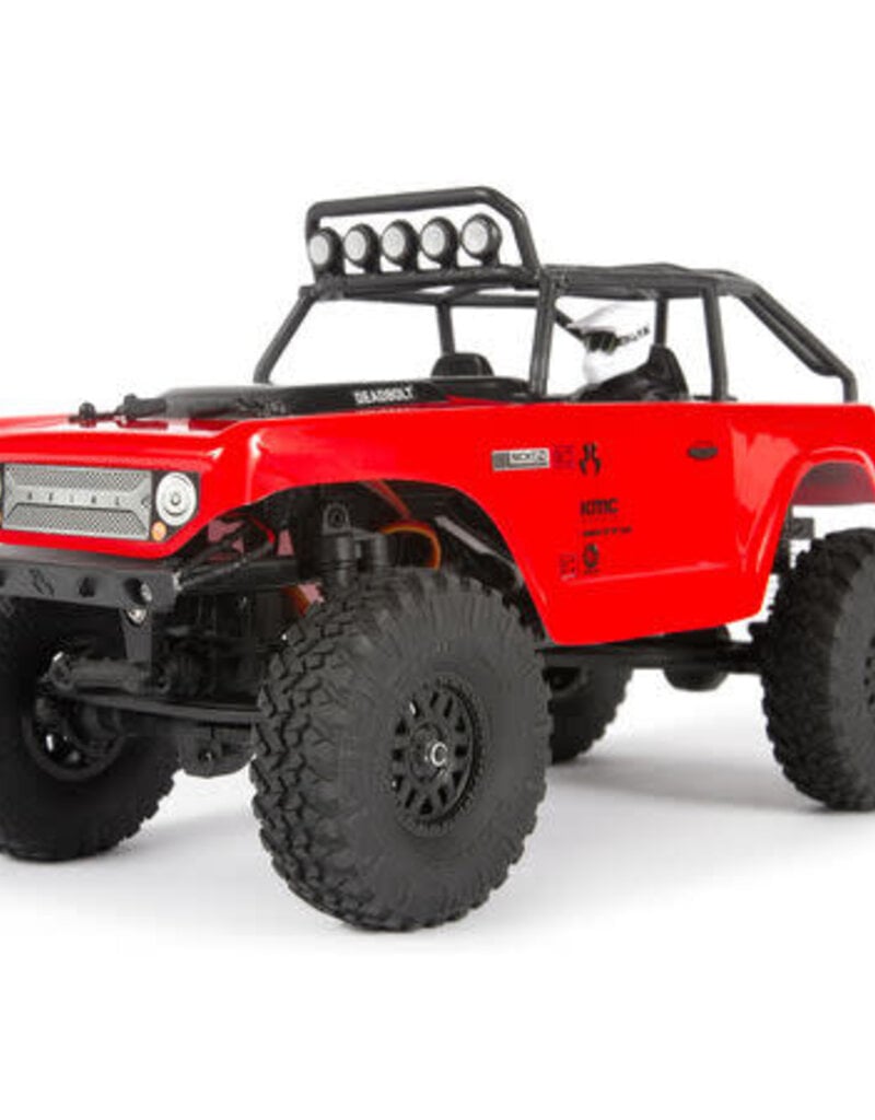 Axial AXI90081T1 SCX24 Deadbolt 1/24th Scale Elec 4WD - RTR, Red