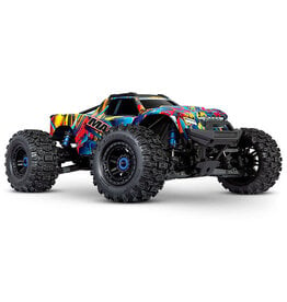 Traxxas 89086-4 - Maxx®: 1/10 Scale 4WD Brushless Electric Monster Truck. Fully assembled, Ready-to-Race®, with TQi™ Traxxas Link™ Enabled 2.4GHz Radio System with Traxxas Stability Management (TSM)®, Velineon® VXL-4s Brushless Power System, and ProGraphix® paint