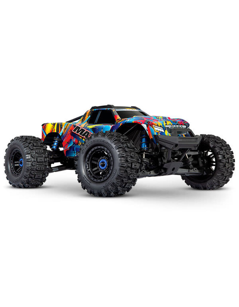 Traxxas 89086-4 - Maxx®: 1/10 Scale 4WD Brushless Electric Monster Truck. Fully assembled, Ready-to-Race®, with TQi™ Traxxas Link™ Enabled 2.4GHz Radio System with Traxxas Stability Management (TSM)®, Velineon® VXL-4s Brushless Power System, and ProGraphix® paint
