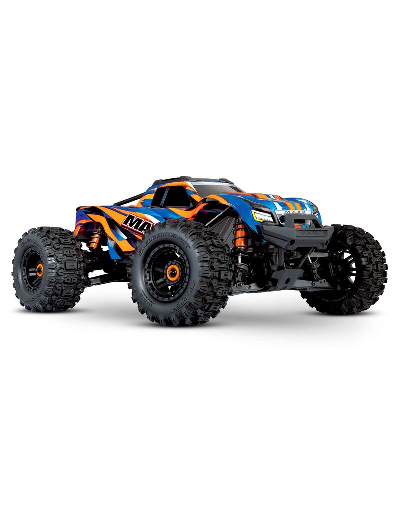 Traxxas 89086-4 - Maxx®: 1/10 Scale 4WD Brushless Electric Monster Truck. Fully assembled, Ready-to-Race®, with TQi™ Traxxas Link™ Enabled 2.4GHz Radio System with Traxxas Stability Management (TSM)®, Velineon® VXL-4s Brushless Power System, and ProGraphix® paint