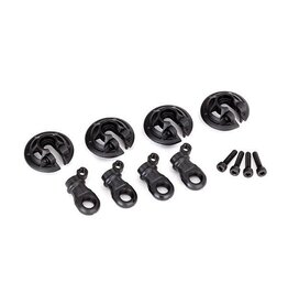Traxxas 8459 Spring retainers, lower (captured) (4)/ 2.5x10 CS (4)