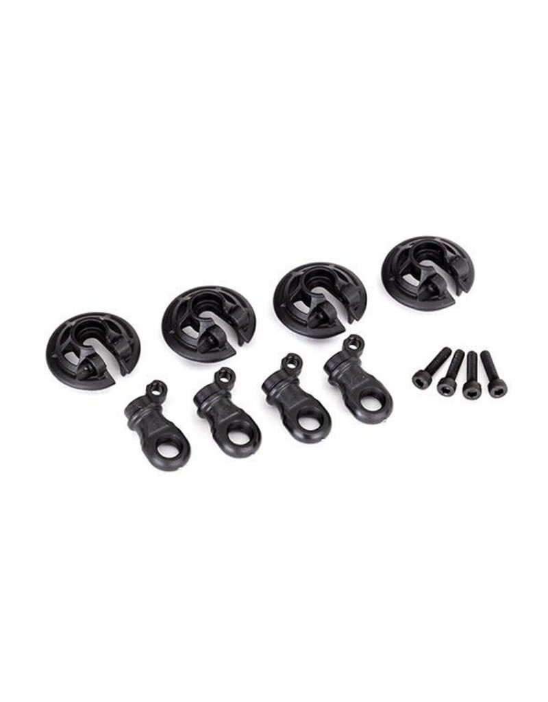 Traxxas 8459 Spring retainers, lower (captured) (4)/ 2.5x10 CS (4)