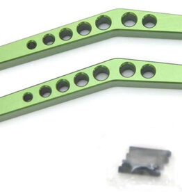 STRC STA80083UG STRC Aluminum HD Upper Suspension Links (2) Green : Axial Wraith