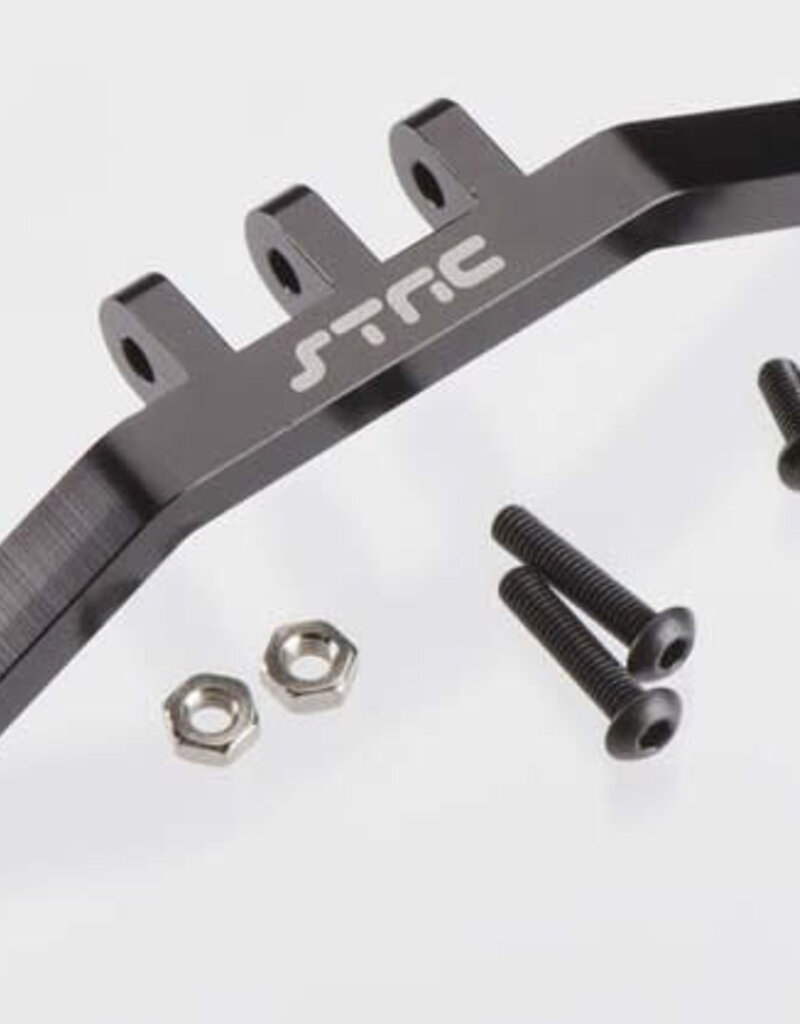 STRC STA80043BK STRC Aluminum Rear Upper Link Mount Bracket Black SCX10