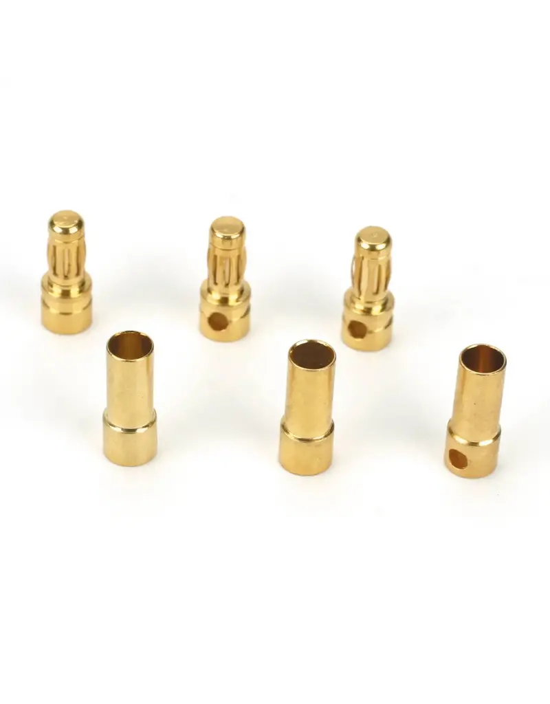 Eflight EFLA241 E-flite Gold Bullet Connector Set,3.5mm