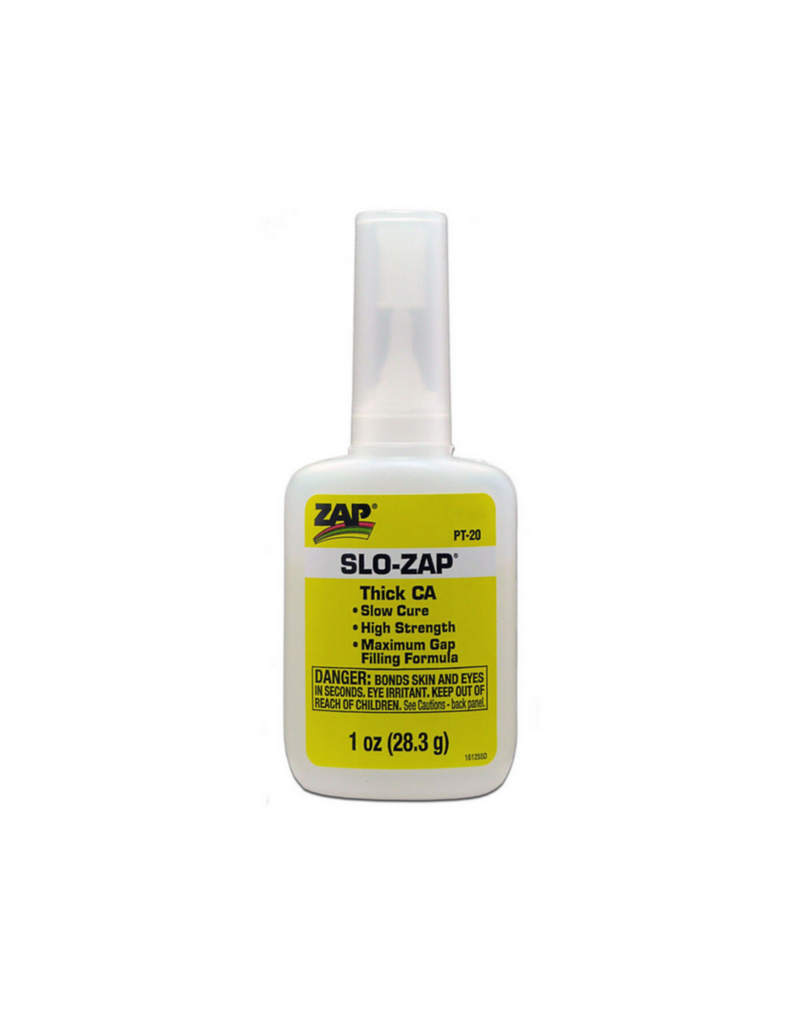 Zap PAAPT20	 Slo ZAP CA Glue, 1 oz, Thick
