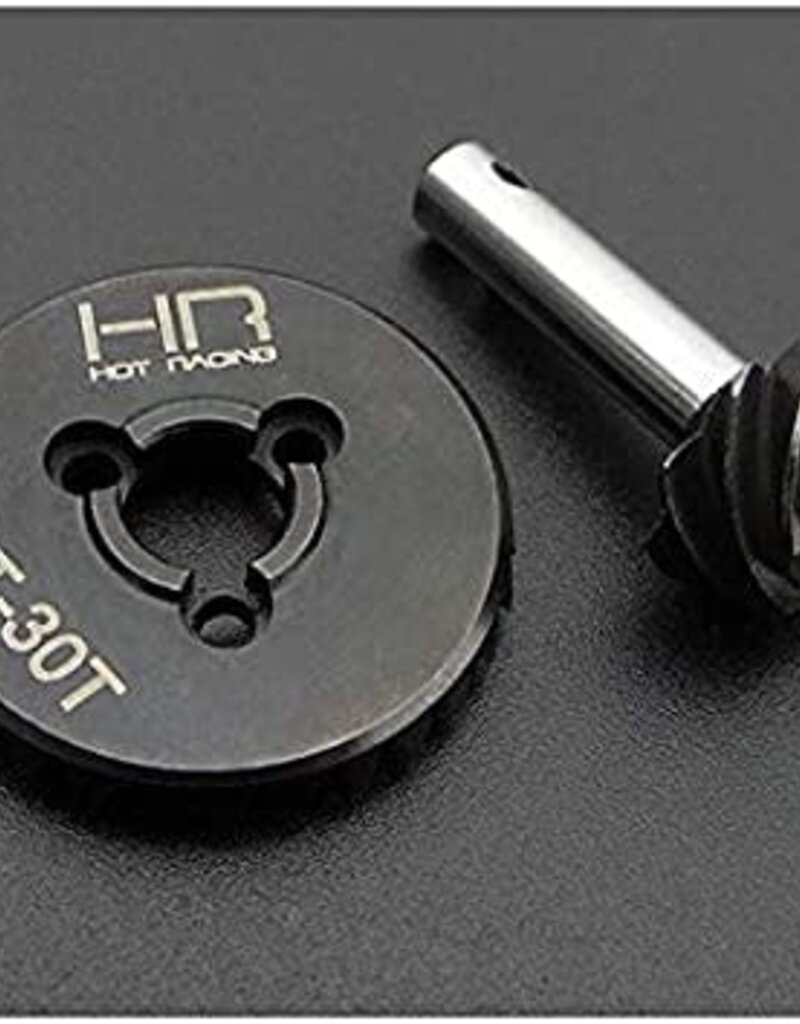 Hot Racing HRASCXT9308 HD Steel Bevel Gear Set, 30t/8t 0.9 Module, 3.75 Ratio, for Axial SCX-10 II