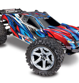 Traxxas 67076-4 Blue  Rustler 4X4 VXL: 1/10 Scale Stadium Truck.