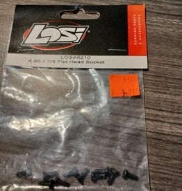 losi Losi 4-40 x 3/8 Flat Head Socket LOSA6210 Elec Car/Truck Replacement Parts