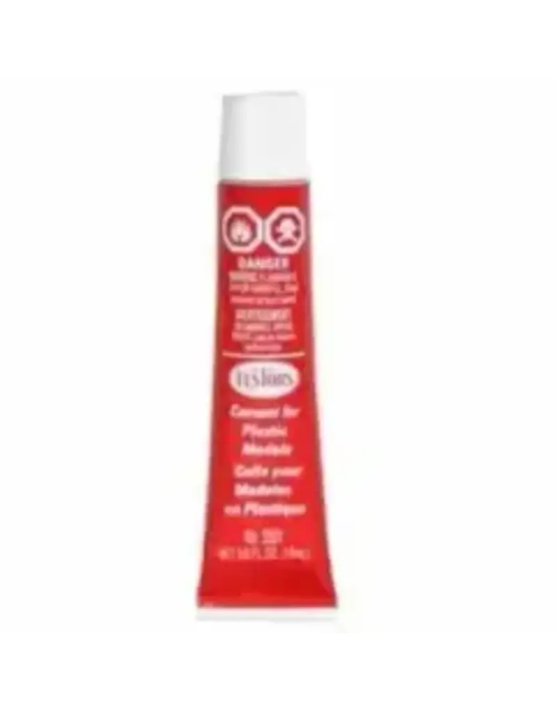 TESTORS TES3501X	 Plastic Cement, 5/8 oz