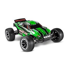 Traxxas 37054-61 green RUSTLER WITH LED LIGHTS