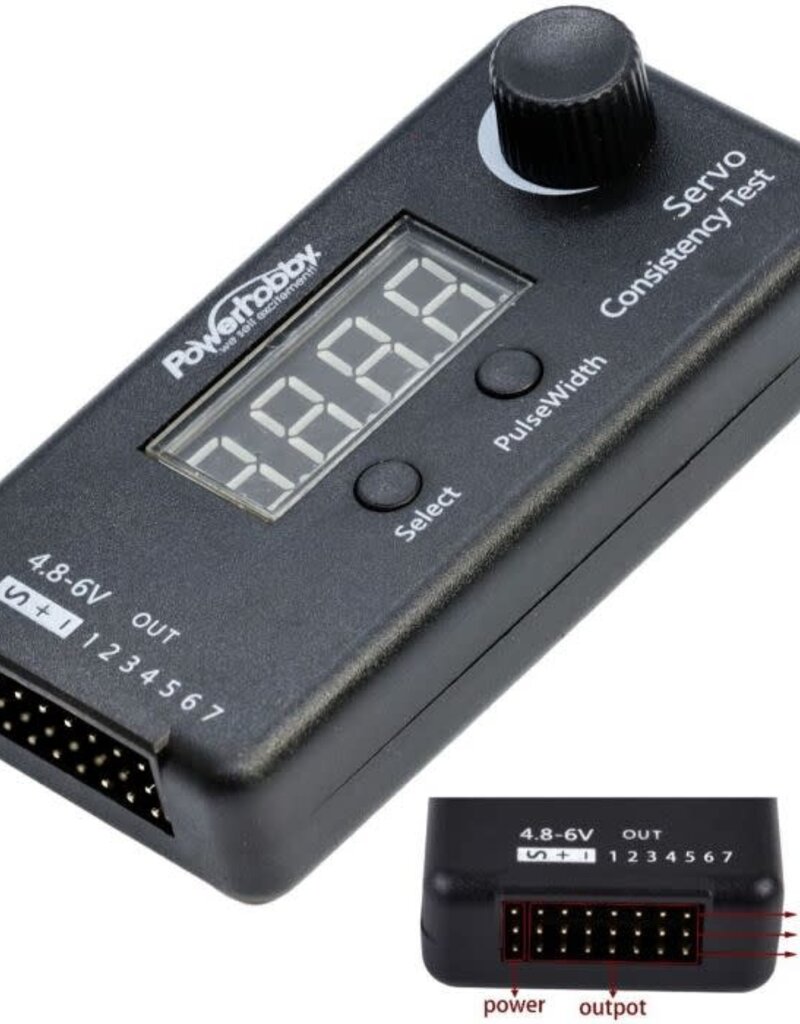 Power Hobby PHB5507 Powerhobby RC Digital Servo Tester / ESC Consistency Tester