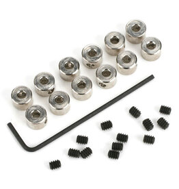 Dubro DUB596	 Bulk Dura-Collars,3/32"(12)