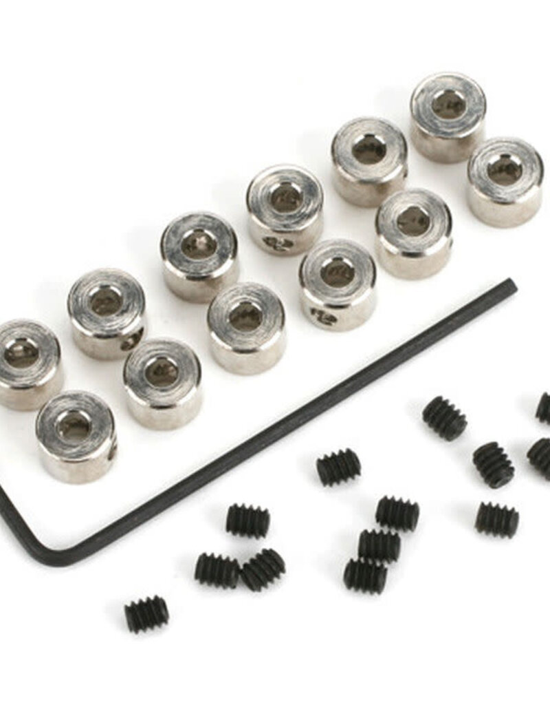 Dubro DUB596	 Bulk Dura-Collars,3/32"(12)