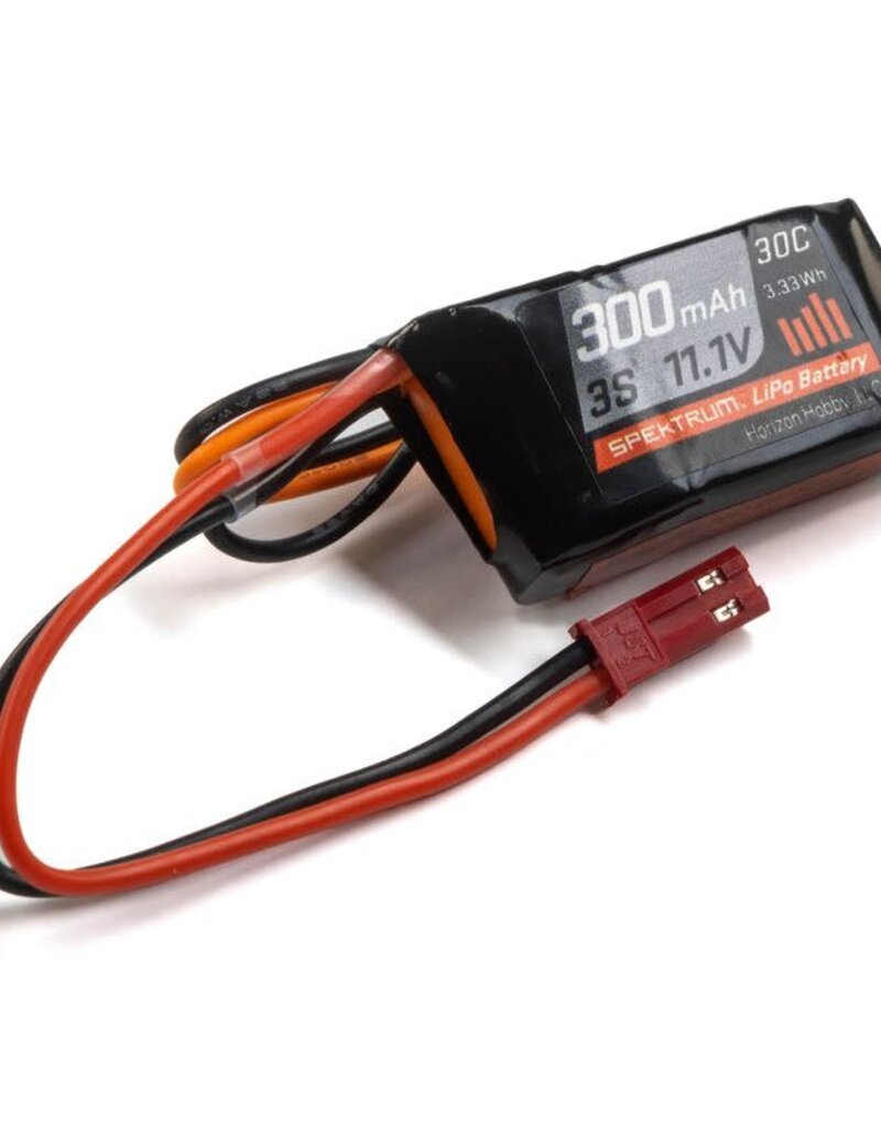 Spektrum SPMX3003SJ30	 300mAh 3S 11.1V 30C LiPo Battery; JST Connector
