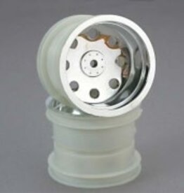 Traxxas 3673 Wheels, chrome (2.2'') (front) (2)