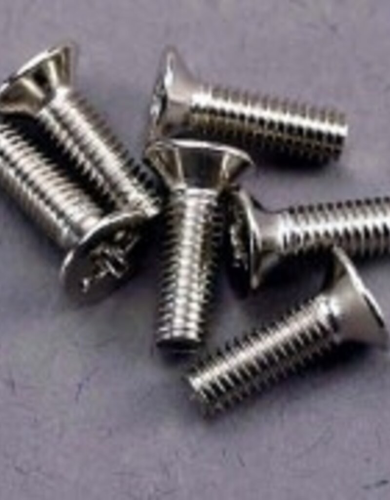 Traxxas 3177 Screws, 3x10mm countersunk machine (6)