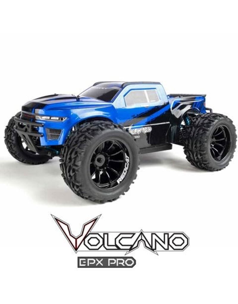 Redcat Racing VOLCANO EPX PRO TRUCK 1/10 SCALE BRUSHLESS ELECTRIC 1/10 Scale Brushless Electric Monster Truck - Blue