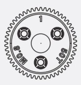 RADIENT RADIENT6842 SPUR GEAR 50T 0.8P MET PIT Equivalent TRA6842