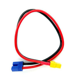 Racers Edge RCE1686	Charge Adapter: EC3 Device to Female XT60, 300mm Wire
