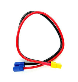 Racers Edge RCE1686	Charge Adapter: EC3 Device to Female XT60, 300mm Wire