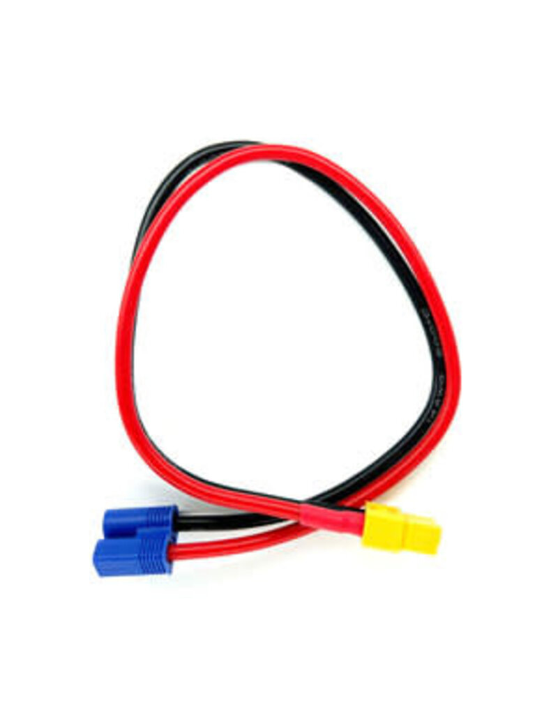 Racers Edge RCE1686	Charge Adapter: EC3 Device to Female XT60, 300mm Wire
