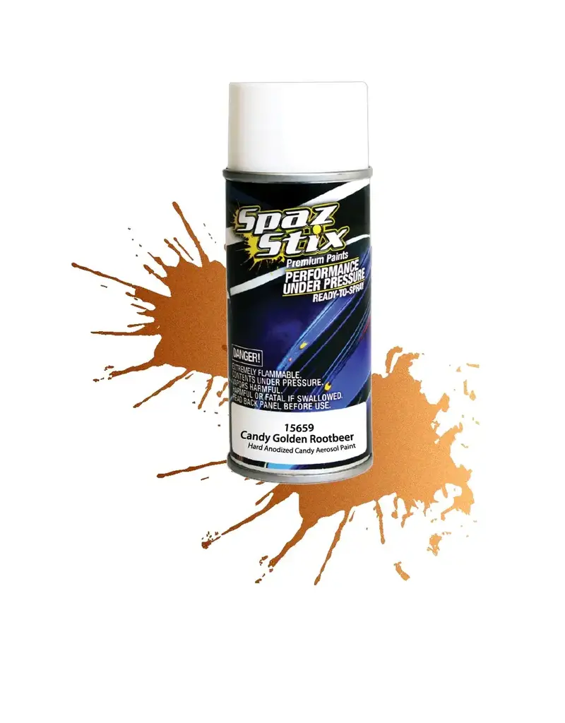 spaz stix SZX15659	Candy Rootbeer Aerosol Paint, 3.5oz Can