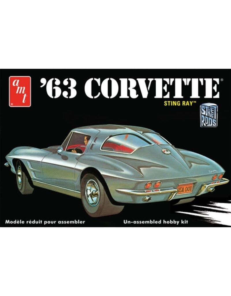 AMT AMT-861	1/25 1963 Chevy Corvette Sting Ray Car