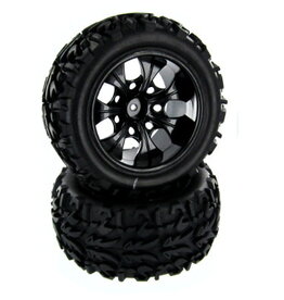 Redcat Racing 20126 Redcat Pre-Mounted 1/10th Truck Tires and Wheels (1pr)