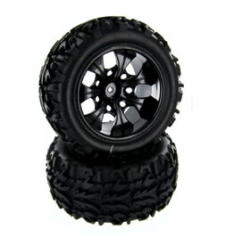 Redcat Racing 20126 Redcat Pre-Mounted 1/10th Truck Tires and Wheels (1pr)