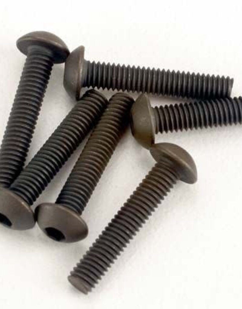 Traxxas 2579 Screws, 3x15mm button-head machine (hex drive) (6)