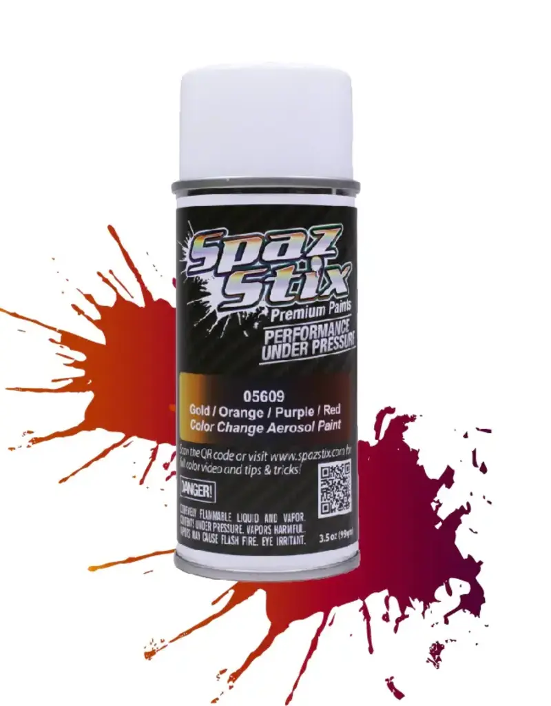 spaz stix 05609 Gold/Orange/Purple/Red color changing paint