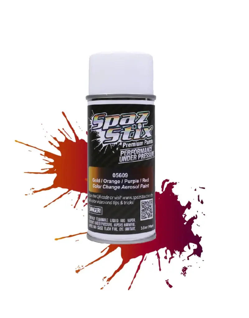 spaz stix 05609 Gold/Orange/Purple/Red color changing paint