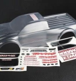 Traxxas 3915 Body, E-Maxx® Brushless (clear, requires painting)/ decal sheet