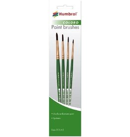 HMB-4050	Coloro Paint Brushes Sizes 00, 1, 4, 8