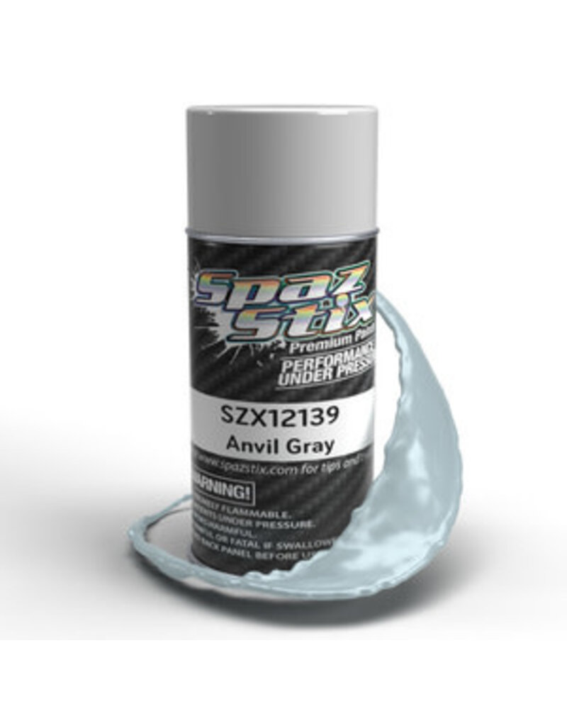 spaz stix SZX12139	Anvil Gray Aerosol Paint, 3.5oz Can