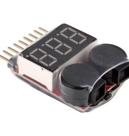 Power Hobby PHB5085 Powerhobby Digital 1S-8S LiPo Battery Voltage Tester Indicator Checker Detector