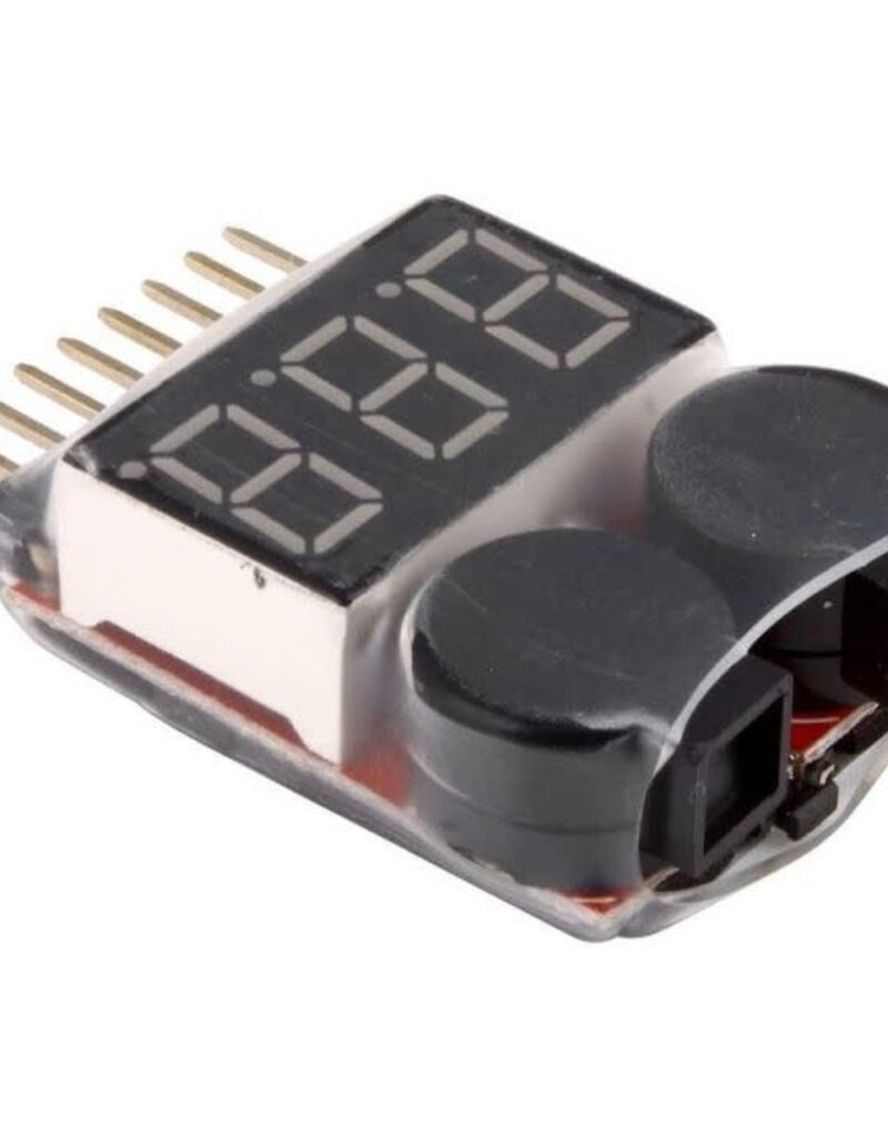 Power Hobby PHB5085 Powerhobby Digital 1S-8S LiPo Battery Voltage Tester Indicator Checker Detector