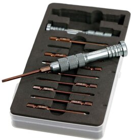 Power Hobby PHBPHT014 Powerhobby RC Hex Driver Tool Set Metric 0.9 1.3 1.5 2.0 2.5 3.0mm w/ 2 Handles