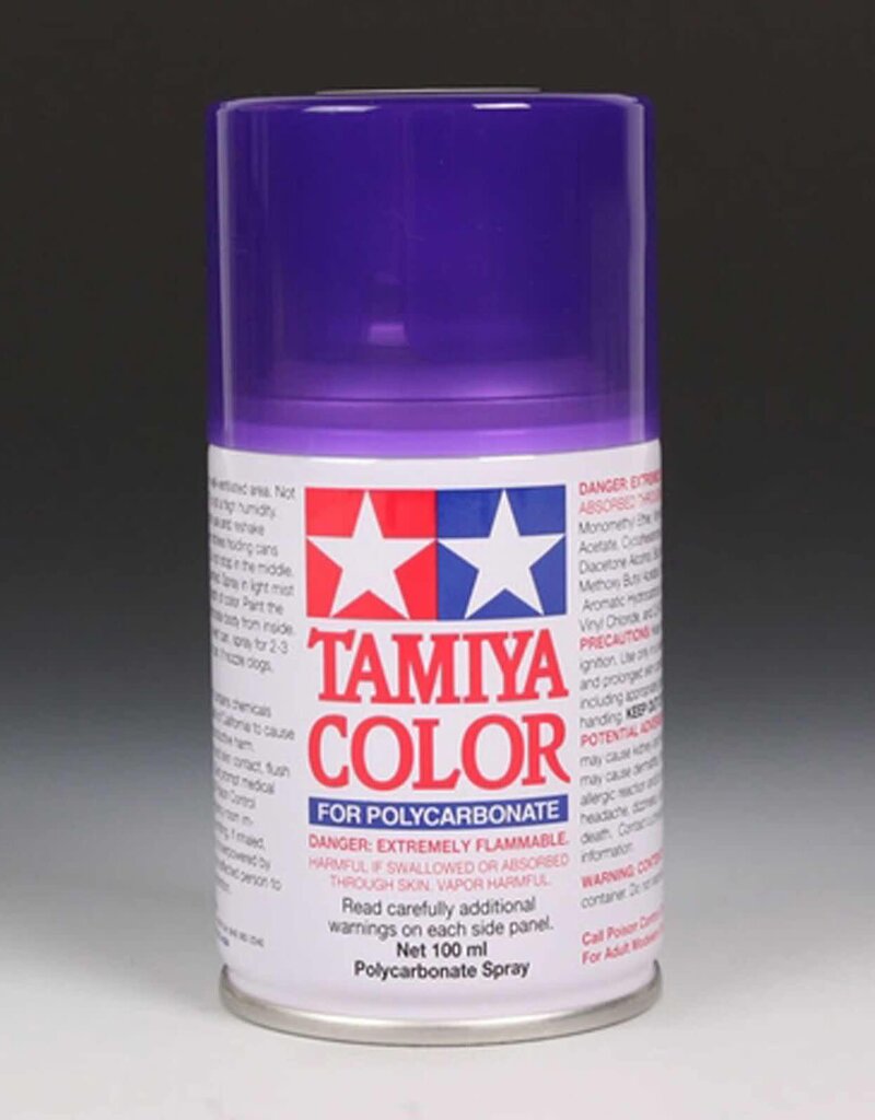 TAMIYA TAM86045	 Polycarbonate PS-45 Translucent Purple, Spray 100 ml