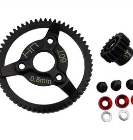 Hot Racing HRASTE260	Steel Pinion and Spur Gear Set, 18 Tooth, 60 Tooth, 32 Pitch